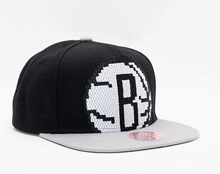 Kšiltovka Mitchell & Ness 8 BIT XL SNAPBACK BROOKLYN NETS Black