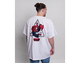 Triko HUF x Spider-Man Thwip Triangle T-Shirt white