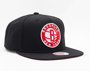 Kšiltovka Mitchell & Ness BRED SNAPBACK Brooklyn Nets Black
