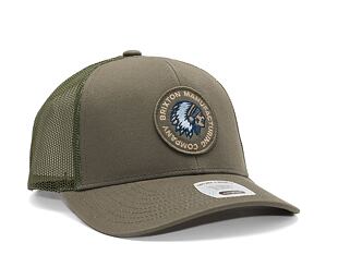 Kšiltovka Brixton Rival Stamp X MP Mesh Cap Olive / Surplus Olive / Surplus