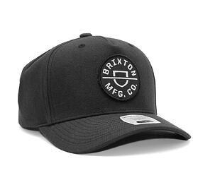 Kšiltovka Brixton Crest C MP Snapback Black