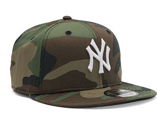 Dětská kšiltovka New Era 9FIFTY Kids MLB Team Camo New York Yankees Woodland Camo