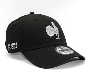 Kšiltovka New Era 9FORTY Repreve French Federation of Rugby Black / Grey