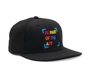 Kšiltovka RATAJ Be Part of the Art Black Snapback