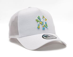 Kšiltovka New Era 9FORTY A-Frame Trucker MLB Seasonal Infill Trucker New York Yankees White / Pastel
