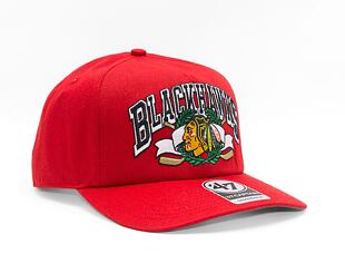 Kšiltovka '47 Brand NHL Chicago Blackhawks Laurel '47 Captain DTR Red