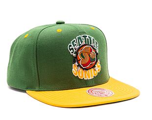 Kšiltovka Mitchell & Ness NBA Breakthrough Snapback Hwc Seattle Supersonics Green