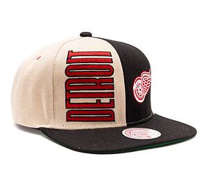 Kšiltovka Mitchell & Ness NHL Pop Panel Snapback Detroit Red Wings Off White