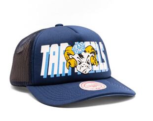 Kšiltovka Mitchell & Ness NCAA Billboard Trucker Snapback University Of North Carolina Navy