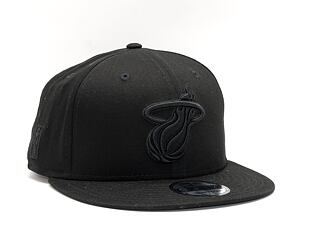 Kšiltovka New Era 9FIFTY NBA Black on Black Miami Heat