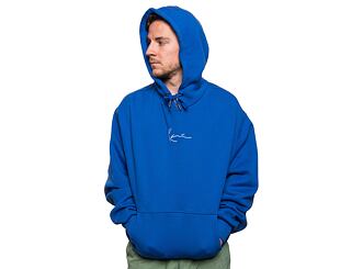 Mikina Karl Kani Small Signature Print Hoodie Blue