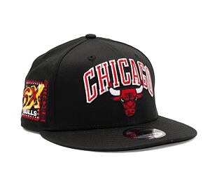 Kšiltovka New Era 9FIFTY NBA Patch Chicago Bulls Black / Red