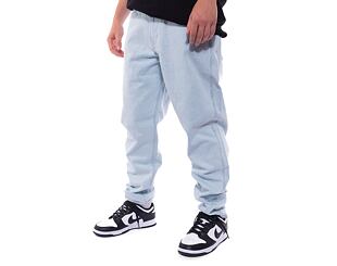 Džíny Karl Kani Small Signature Baggy Five Pocket Denim bleached blue
