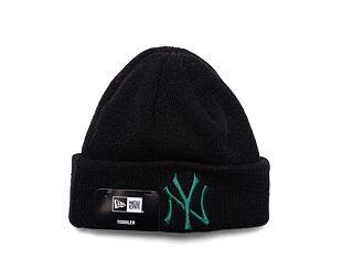 Dětský kulich New Era MLB Kids League Essential Beanie New York Yankees Black / Melachite Green