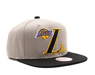 Kšiltovka Mitchell & Ness Top Letter Snapback NBA LOS ANGELES LAKERS Grey