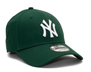 Kšiltovka New Era 9FORTY MLB League Essential New York Yankees Dark Green / White