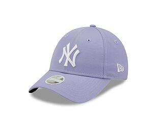 Dámská kšiltovka New Era 9FORTY Womens League Essential New York Yankees - Lavender / White