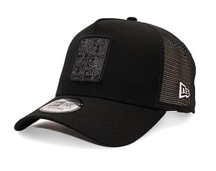 Kšiltovka New Era 9FORTY Trucker National Team - Czech Republic Black / Black