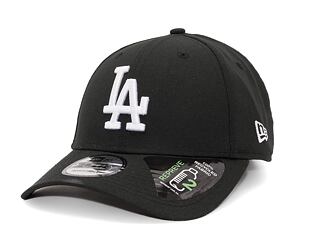 Kšiltovka New Era 9FORTY MLB Repreve League Essential Los Angeles Dodgers Black / White