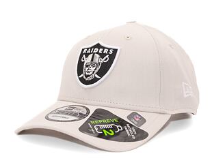 Kšiltovka New Era 9FORTY NFL Repreve Las Vegas Raiders Stone / Black