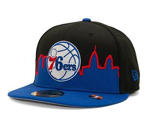 Kšiltovka New Era 59FIFTY NBA "2022 Tip Off" Philadelphia 76ers - Black / Team Color