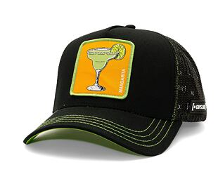 Kšiltovka Capslab - Trucker Margarita - Black / Orange