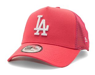 Kšiltovka New Era 9FORTY A-Frame Trucker MLB League Essential Los Angeles Dodgers - Blush Pink / Whi