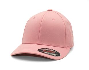Dětská kšiltovka Yupoong Flexfit - Flexfit Wooly Combed - Pink