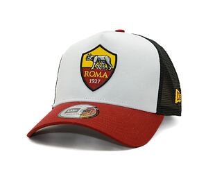 Kšiltovka New Era - 9FORTY Trucker Core AS Roma - White / Red