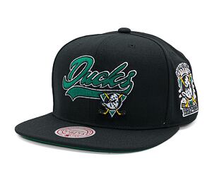 Kšiltovka Mitchell & Ness - Anaheim Ducks - Oversweep Snapback Vntg - Black