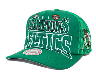 Kšiltovka Mitchell & Ness - NBA Big Champ Trucker - Boston Celtics - Green