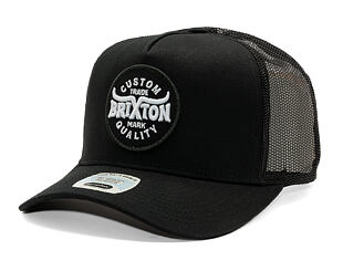 Kšiltovka Brixton - Gibson C Np Mp Trucker Hat - Black/Black