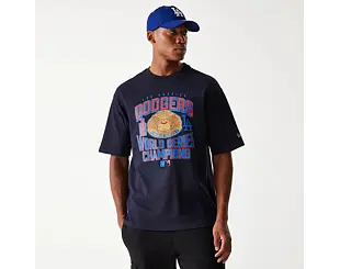 Triko New Era - MLB World Series Oversized Tee - LA Dodgers - Navy
