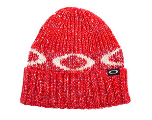 Kulich Oakley - W. Ellipse Ribbed Beanie - Hibiscus Red