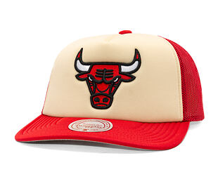 Kšiltovka Mitchell & Ness - NBA Vintage Block Trucker - Chicago Bulls - Cream