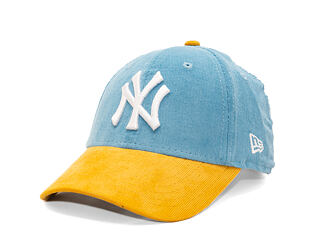 Dětská Kšiltovka New Era - MLB Kids Cord 9FORTY - NY Yankees - Blue Foam / Yellow