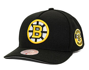 Kšiltovka Mitchell & Ness - Boston Bruins - Double Clutch Pro Snapback - Black
