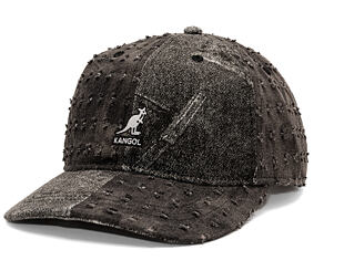 Kšiltovka Kangol - TRENDS PACK - Denim Mashup Baseball - Black Trompe L'Oeil