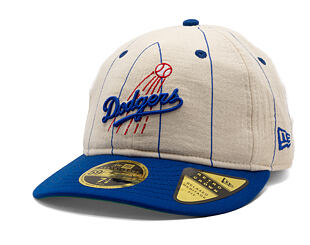 Kšiltovka New Era - MLB Retro Linen Pinstripe 59FIFTY Retro Crown - LA Dodgers - Team Color