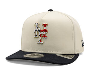 Kšiltovka New Era - MLB "American Flag" 9FIFTY - NY Mets - Chrome White