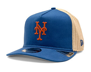 Kšiltovka New Era - MLB "Summer Twine Grained" 9FIFTY - NY Mets - Team Color / Open Market Tan