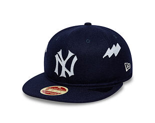 Kšiltovka New Era - MLB IMAGE DROP Heritage 9FIFTY Retro Crown - NY Yankees - Navy / Cream