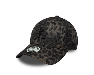Dámská Kšiltovka New Era - MLB Cosy Leopard 9FORTY - LA Dodgers - Black