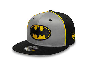Dětská Kšiltovka New Era - DC Piping 9FIFTY - Batman - Black / Grey
