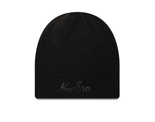 Kulich New Era - Branded Script Beanie Knit Thin - Black
