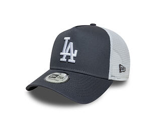 Kšiltovka New Era - MLB Essential 9FORTY A-Frame Trucker - LA Dodgers - Dark Concrete