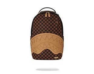 Batoh Sprayground - Embossed Check Brown Backpack