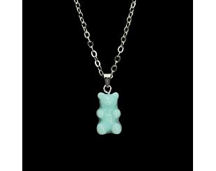 Řetízek Fainz - Mono Bear Chain - Light Blue Mono