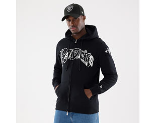 Mikina New Era - NFL 2Way Hoodie Multi - Las Vegas Raiders - Black