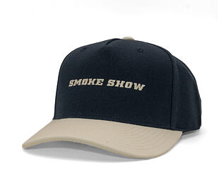 Kšiltovka Brixton - Smoke Show Snapback - Washed Navy/Whitecap